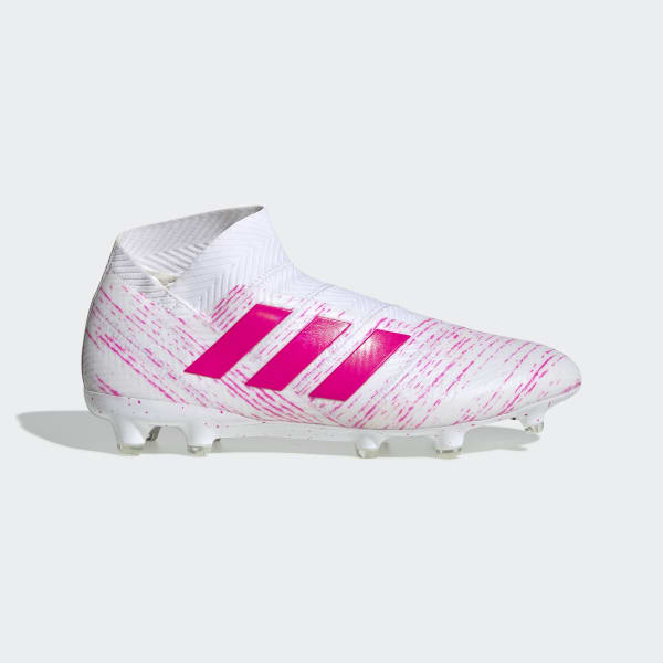 Adidas blanco y rosa discount
